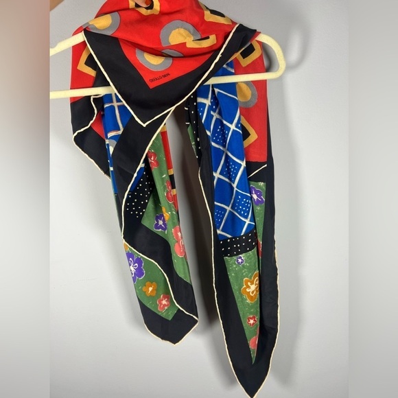 Aker Odullu Seri Abstract Geometric Artsy Colorful Scarf - Picture 5 of 9